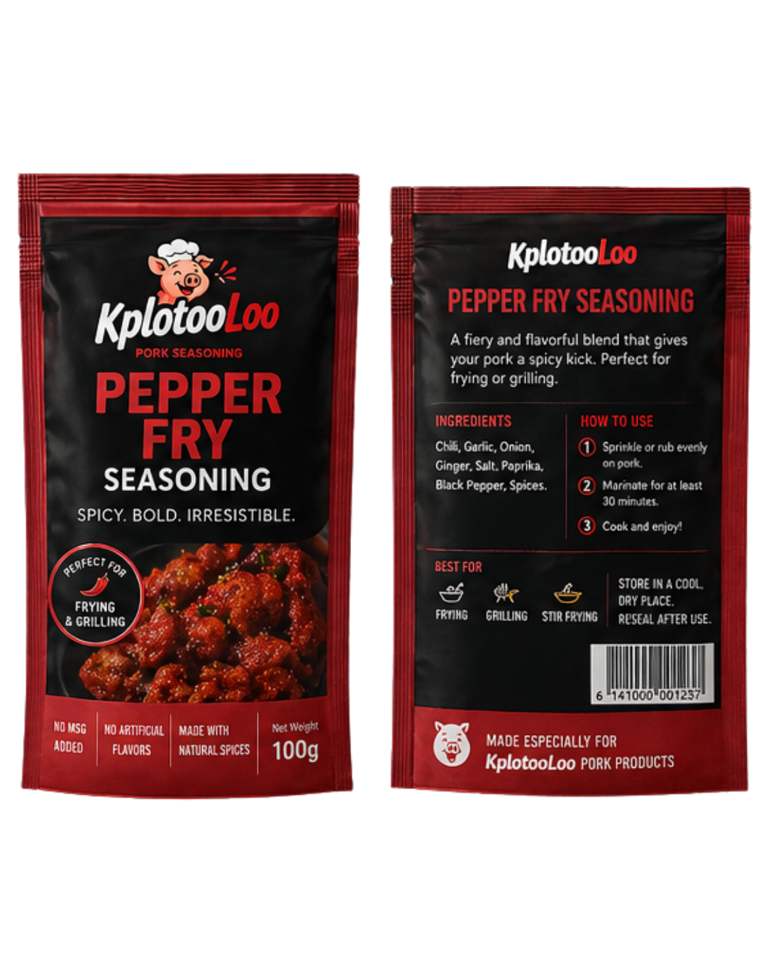 Pepper Fry pork seasoning